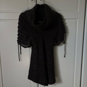Costa Blanca Charcoal Long neck Sweater